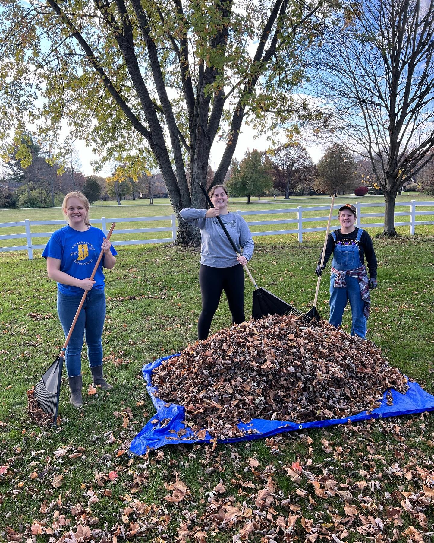 We raked a lot of leaves and had a lot of laughs! Thanks to all who came out to help prepare our West Lafayette neighbors&rsquo; homes for winter!🍂🍁🌿@winterizationatpurdue