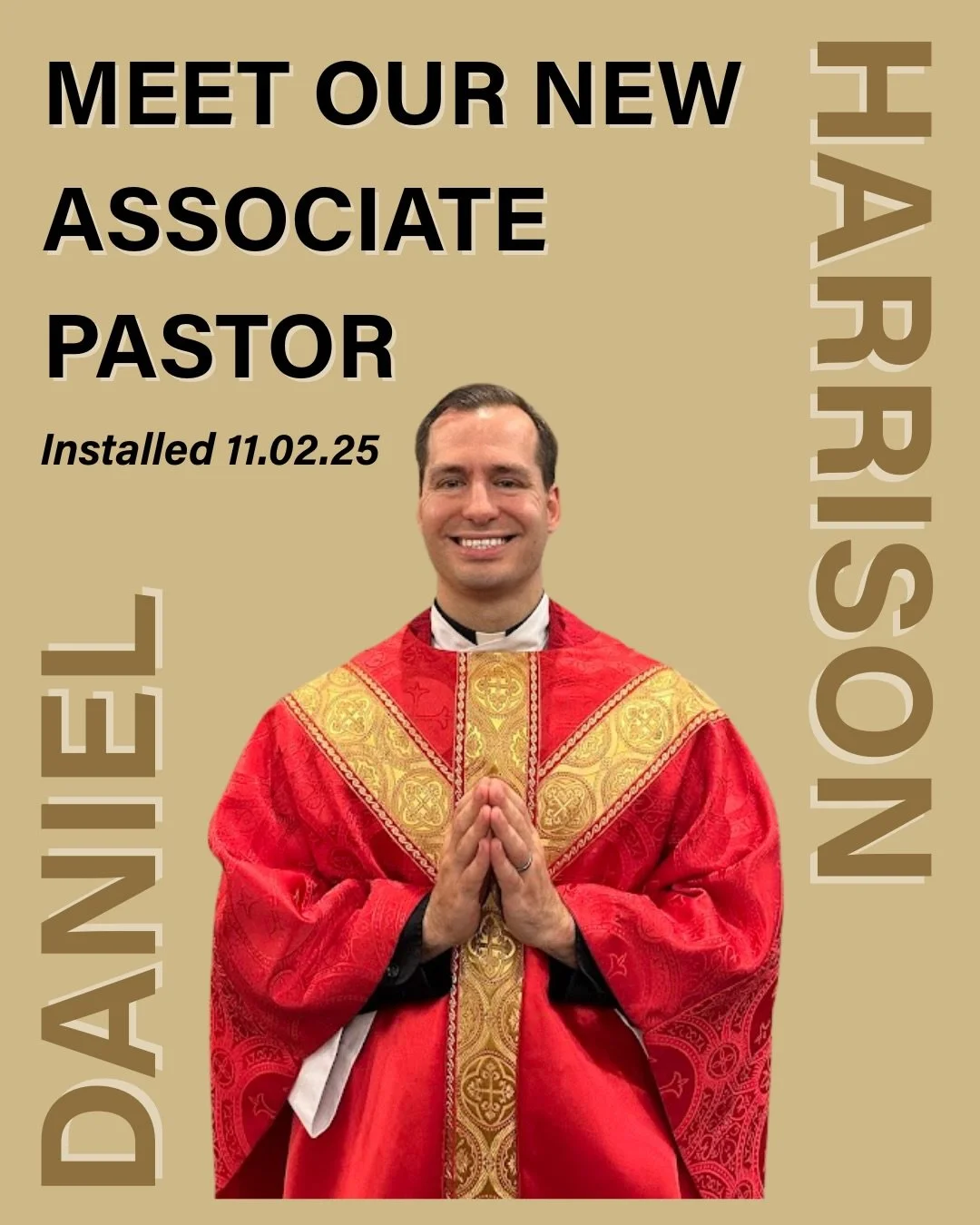 ULu recently called Pastor Daniel Harrison to be our new Associate Pastor and he was installed earlier this month on November 2nd! Pastor Harrison took some time to introduce himself to the congregation for students and community members, and share m