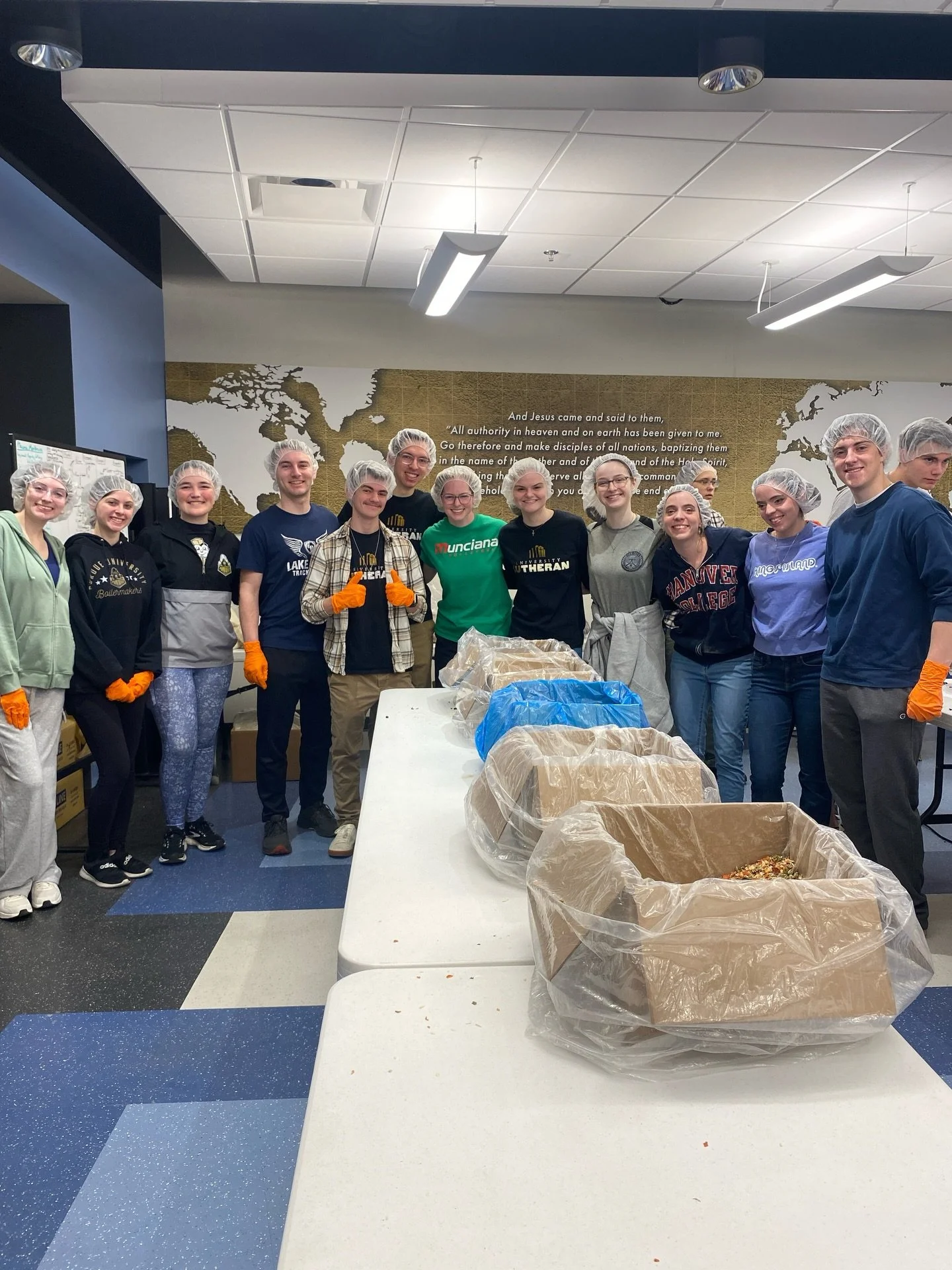 Year 4 of Generosity Feeds happens again THIS SATURDAY, April 11th!! See some familiar faces? 

Join @ulupurdue as we pack 10,000 meals for Tippecanoe County and help tackle food insecurity!! We are still in need of 50 people to come help us make thi