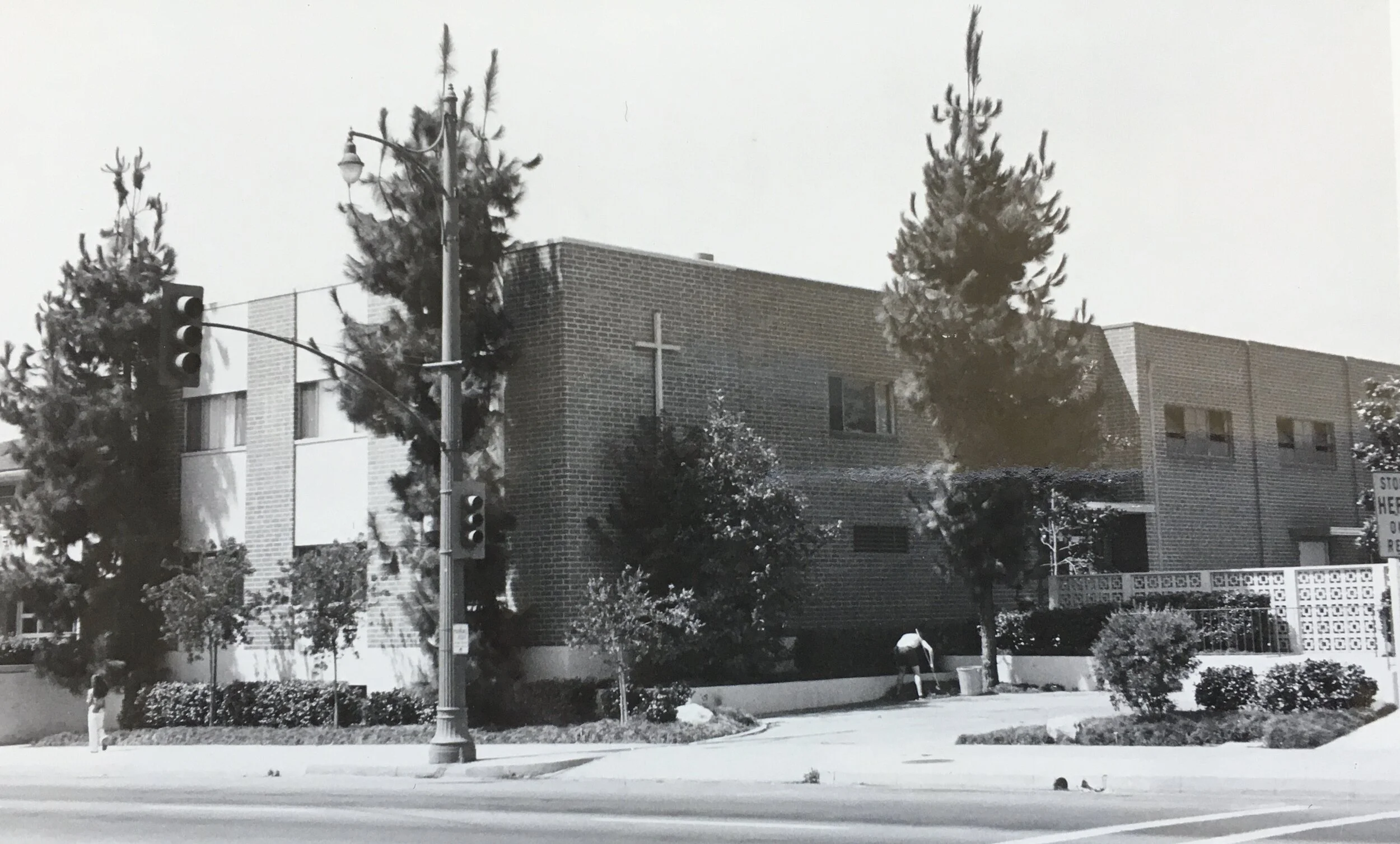 Completed gym and classroom building