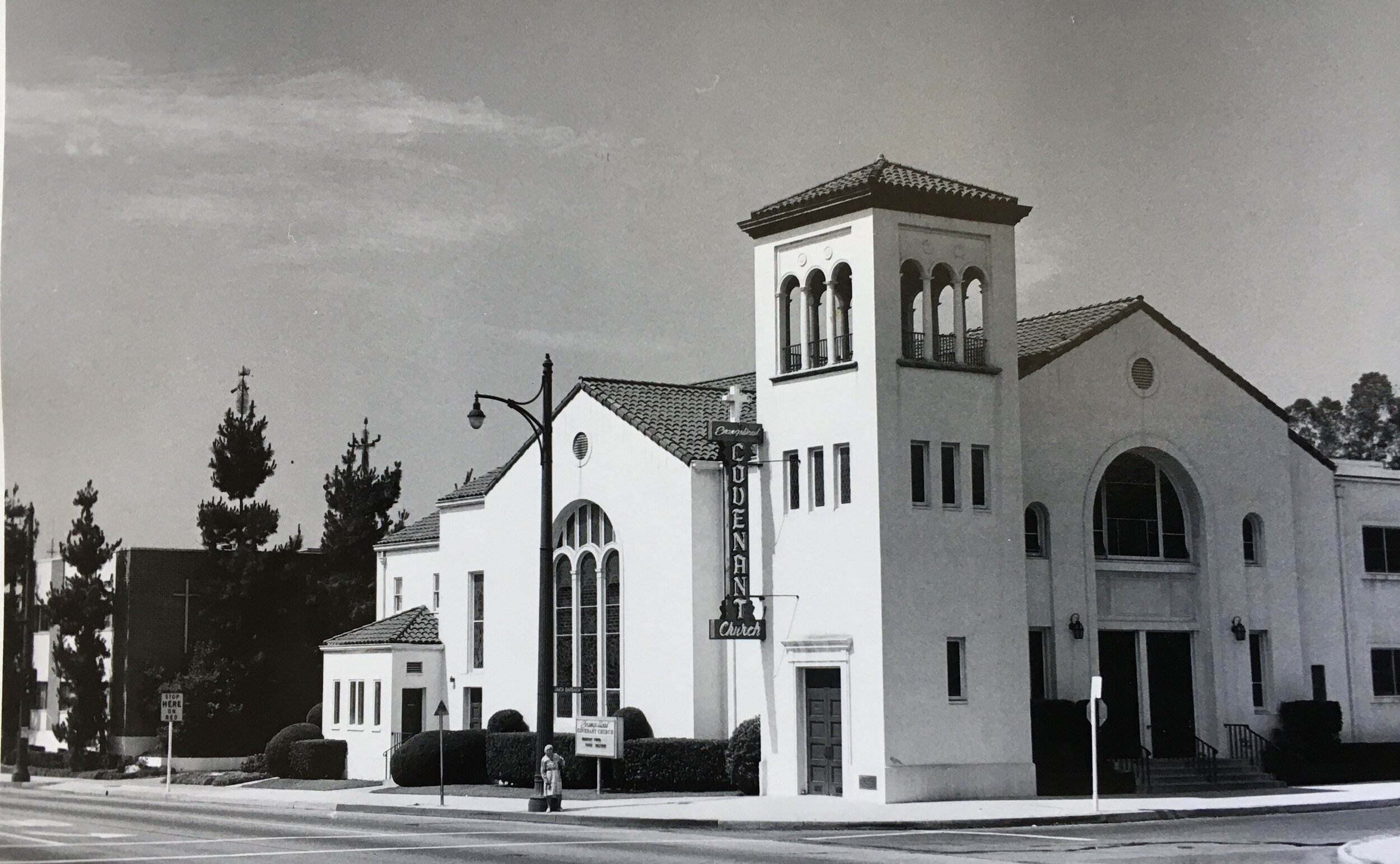 church and new building, 1963