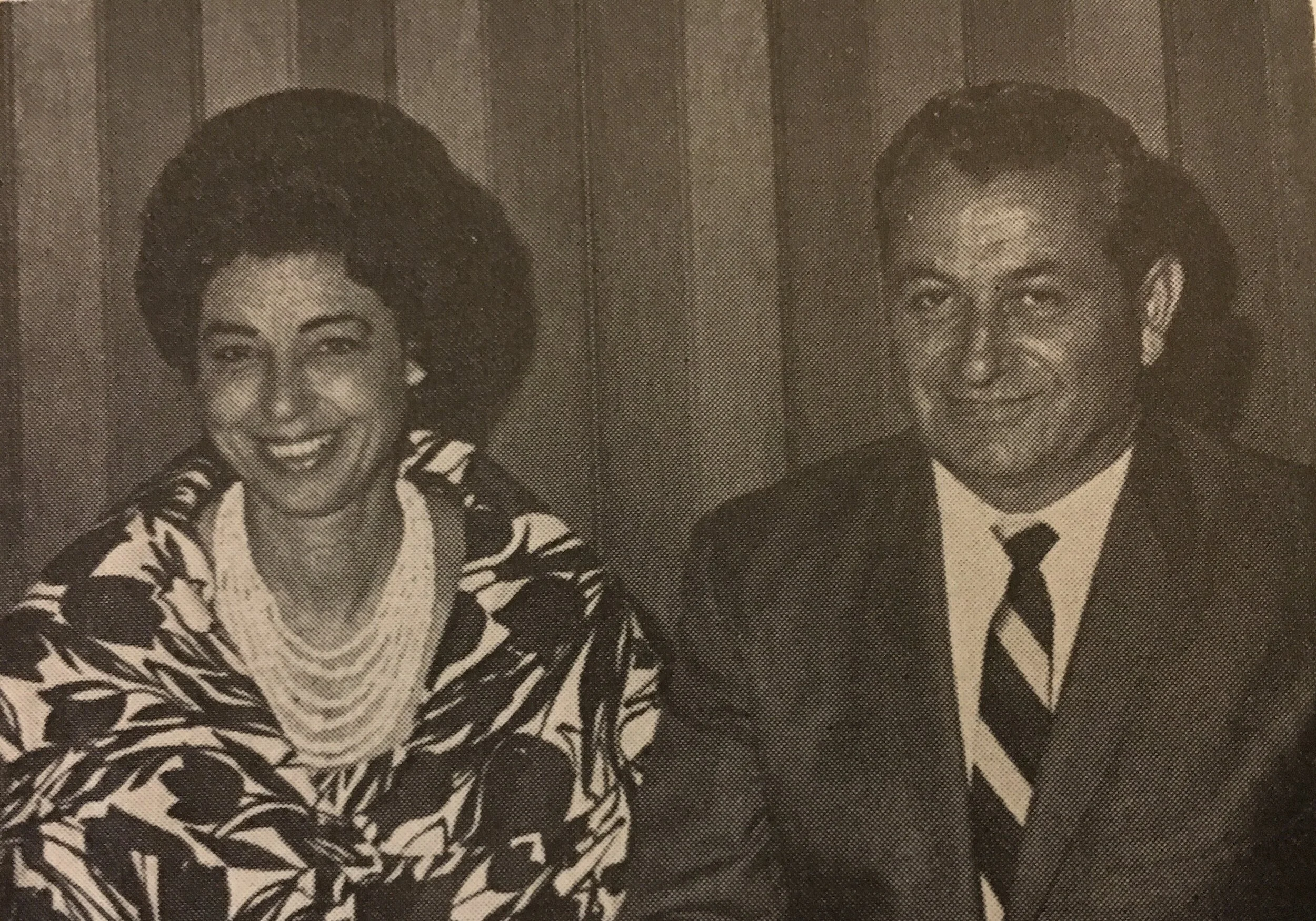 Paul & Rose Tahmisian, photo from Pasadena Covenanter 1969