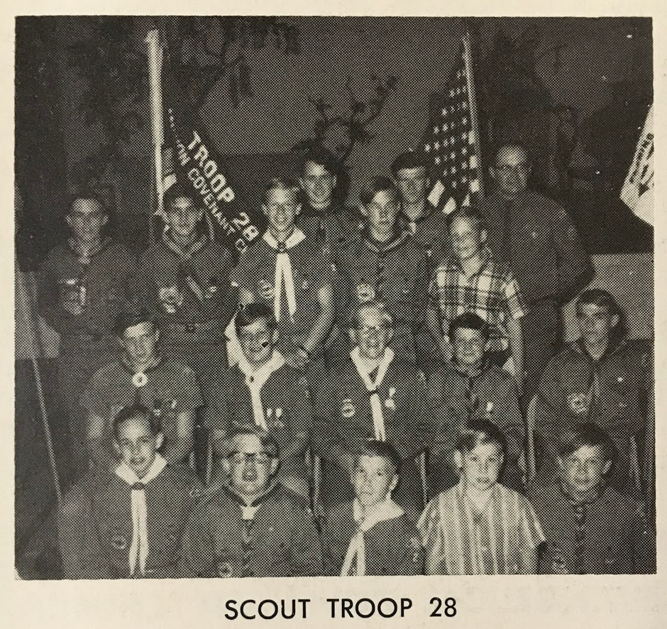 Scout troop, 1967, Roy Idlof scoutmaster
