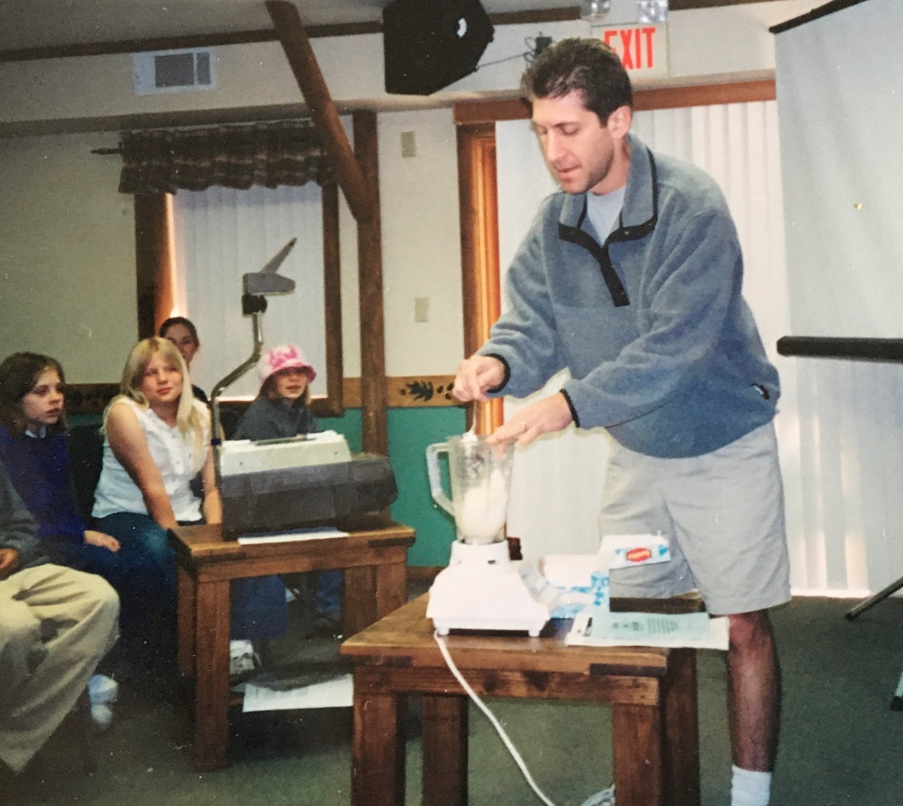 Youth retreat at Alpine, Jeff Maljian, 2001