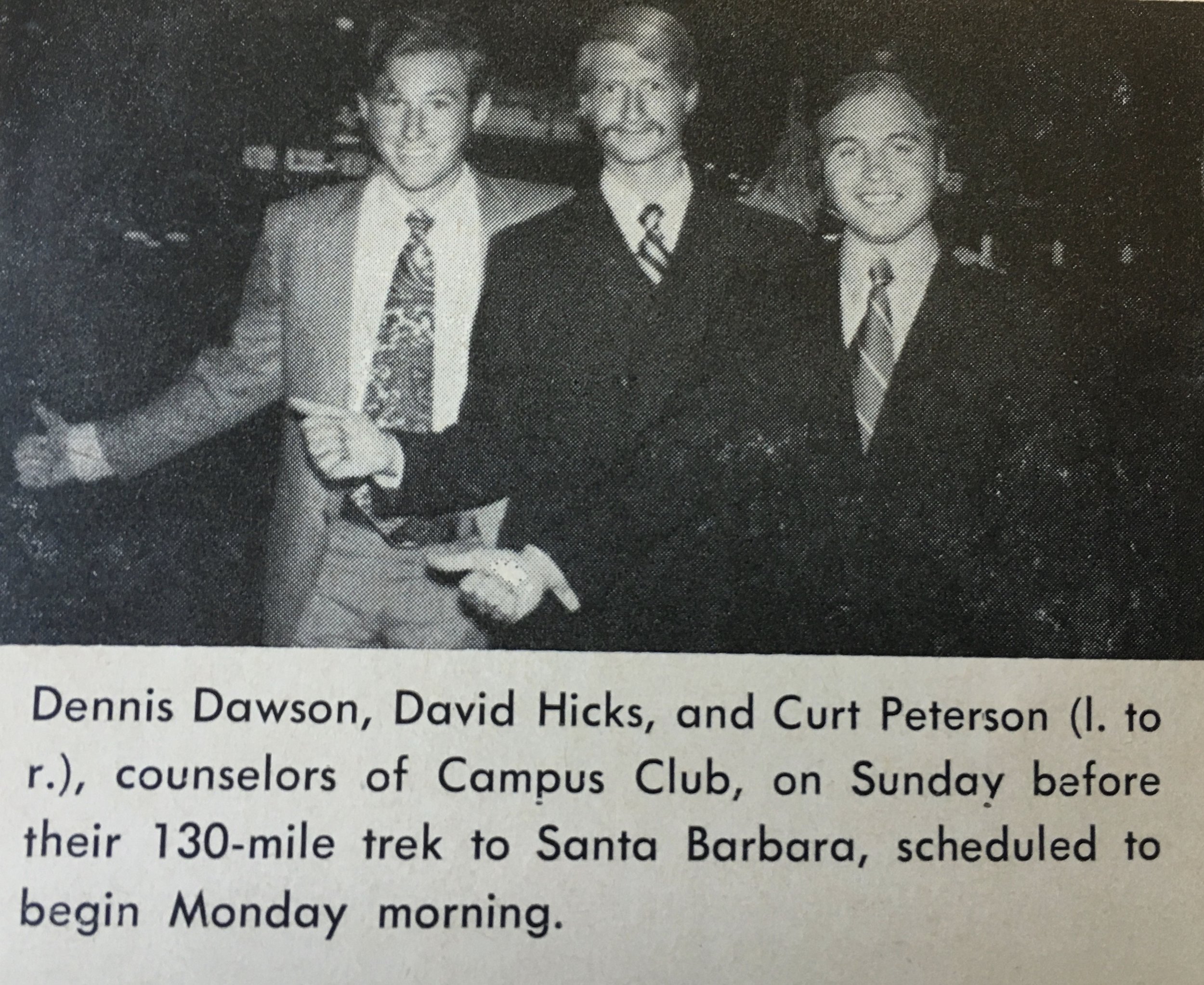 Campus Club, invitation challenge, 1970