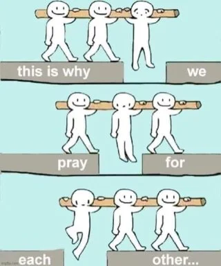 Pray for each other