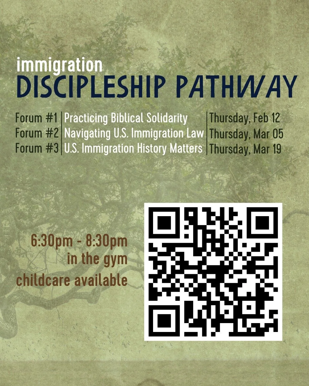 This spring at PasCov, we're exploring how to welcome our immigrant community, inspired by Jesus&rsquo; parable of the mustard seed (Matthew 13:31-32). Join us for our "God in the Move" sermon series and attend our interactive forums featur