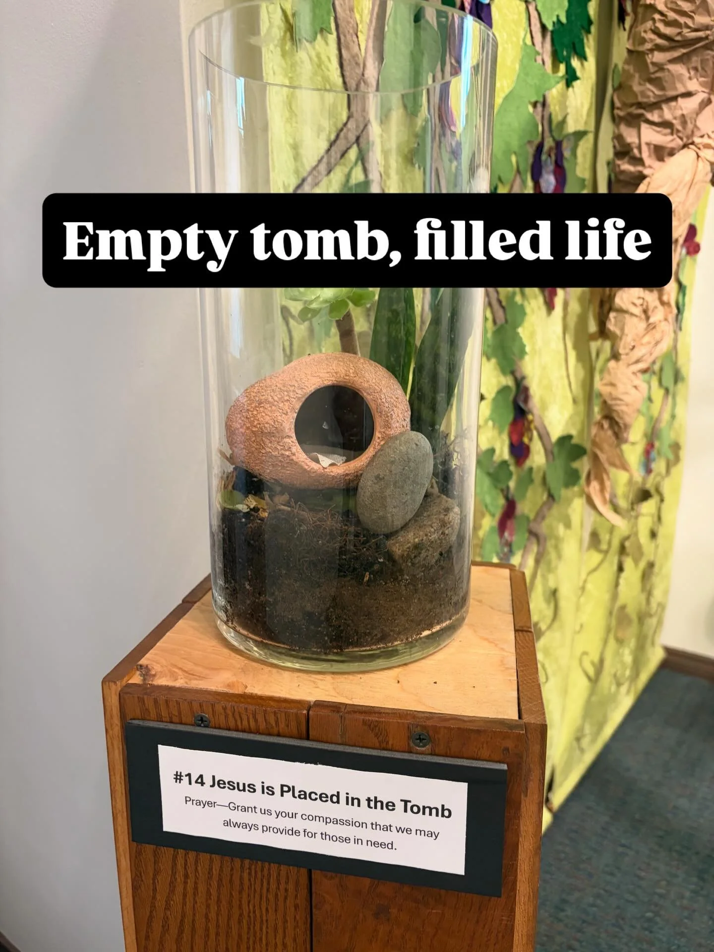 We have hope in the midst of darkness because our Lord has seen the light of life and is satisfied AND he shares his resurrection with us! Let us rejoice because now we have new life IN HIM!