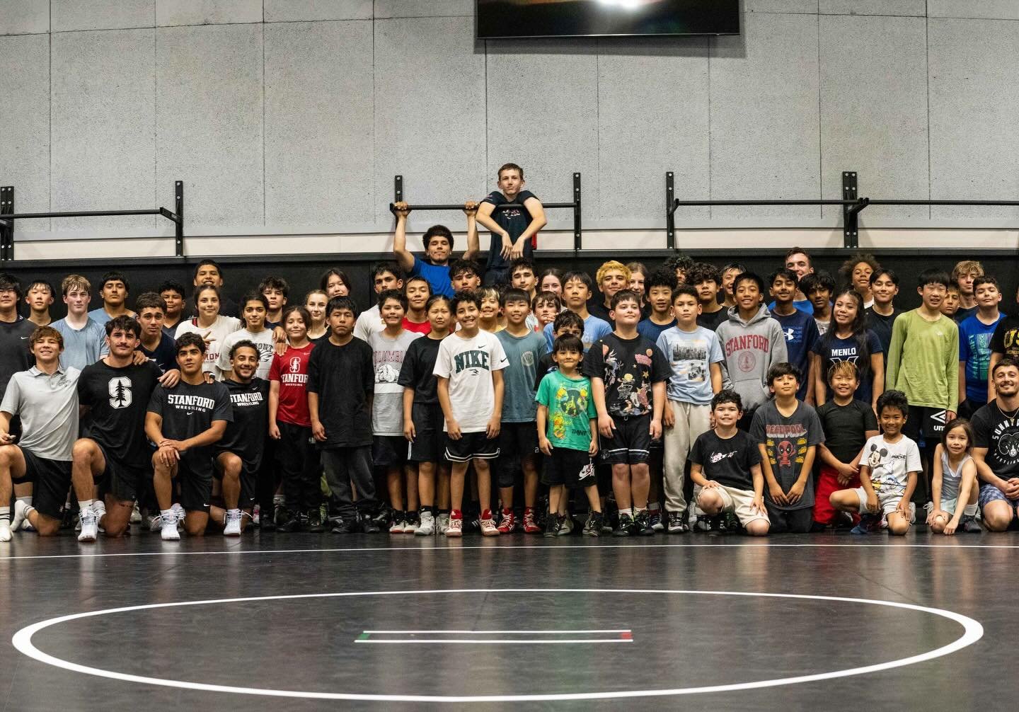 On Friday, April 3, more than 60 kids showed up for our Free Clinic Series: From the Bay to the Mat at Fremont High School led by Stanford Wrestling Division I All-American, Nico Provo. The clinic brought together wrestlers of all ages from Sunnyvale