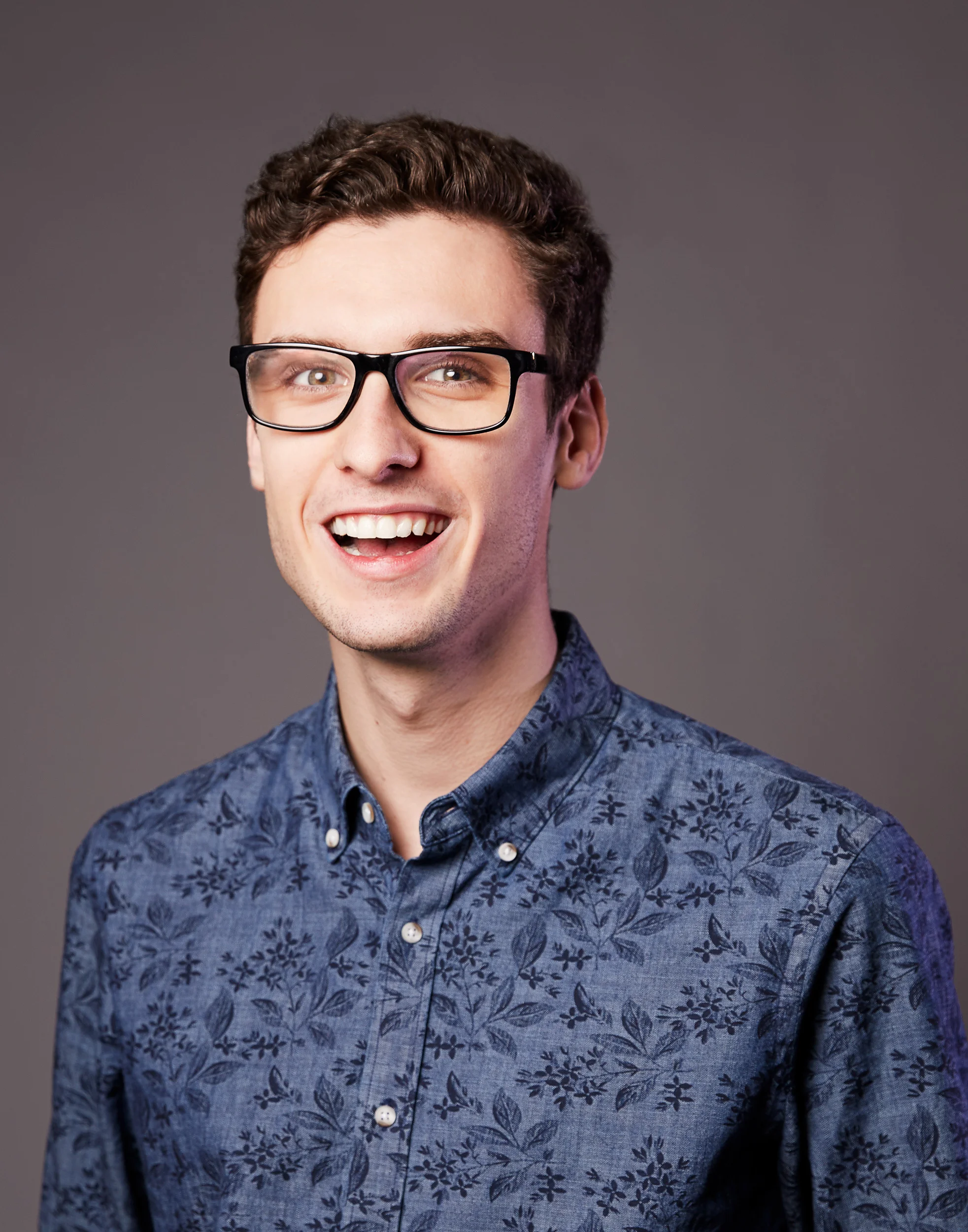 Brennan Laughing at His Own Joke