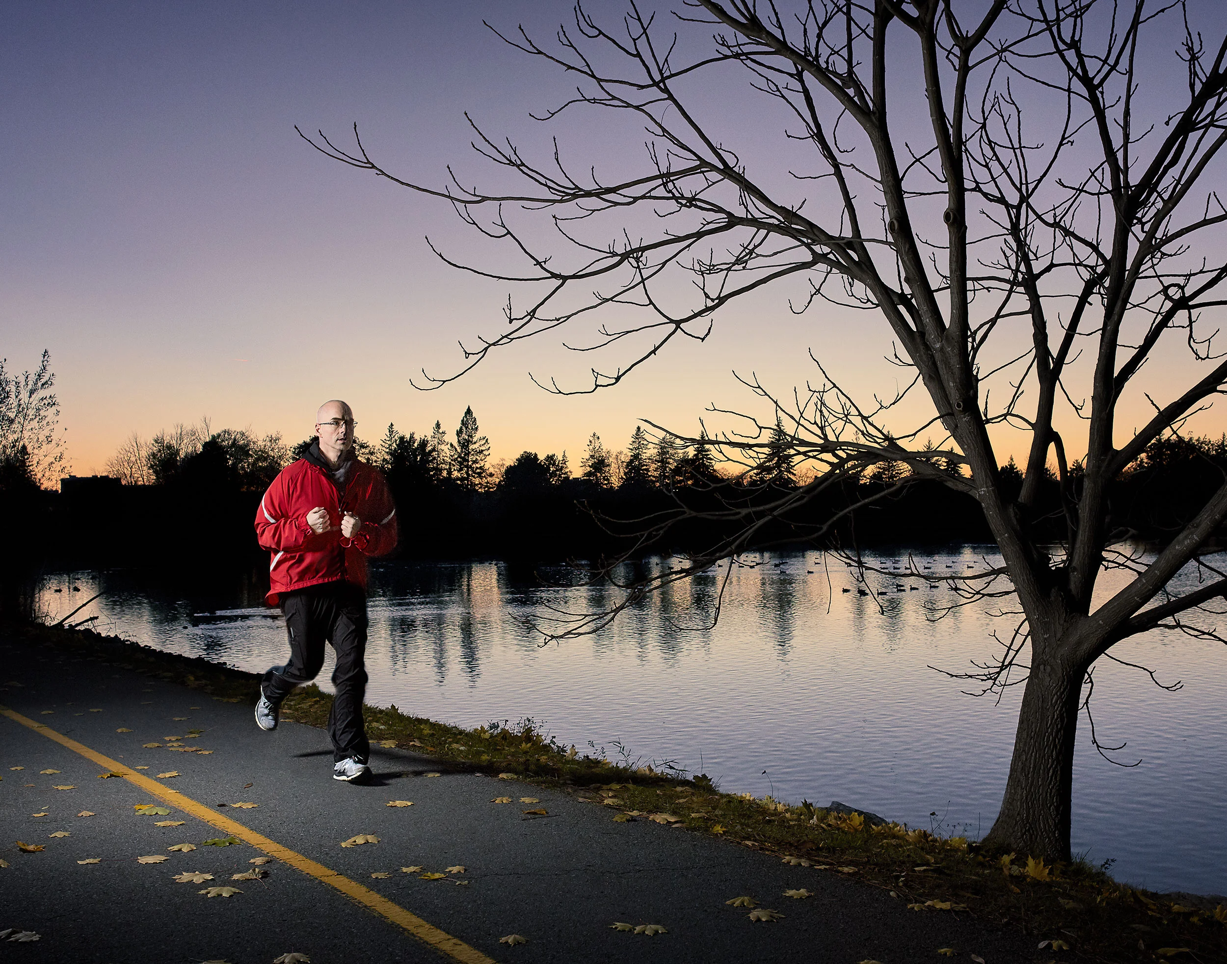 Runner at Dawn