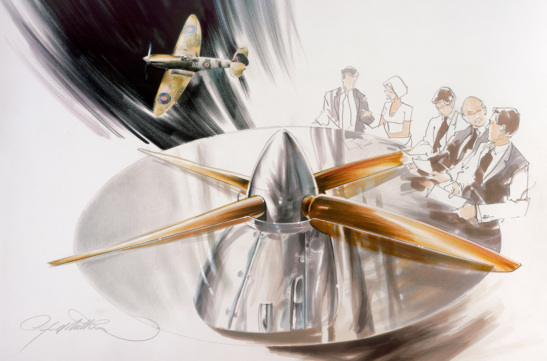The Iconic Spitfire table
