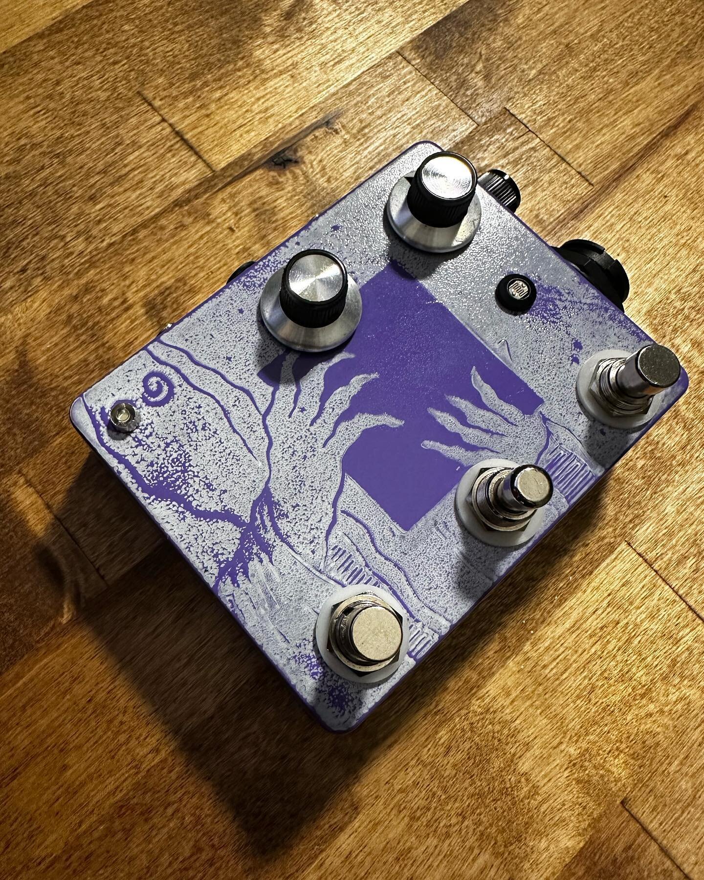 White Lino on Purps Drifter out the door, one more custom color Dream Eater on the way then I&rsquo;ll be all caught up. Grab any pedal with custom colors on the site for $50 + base pedal cost. I love doing it but i don&rsquo;t know how much longer I