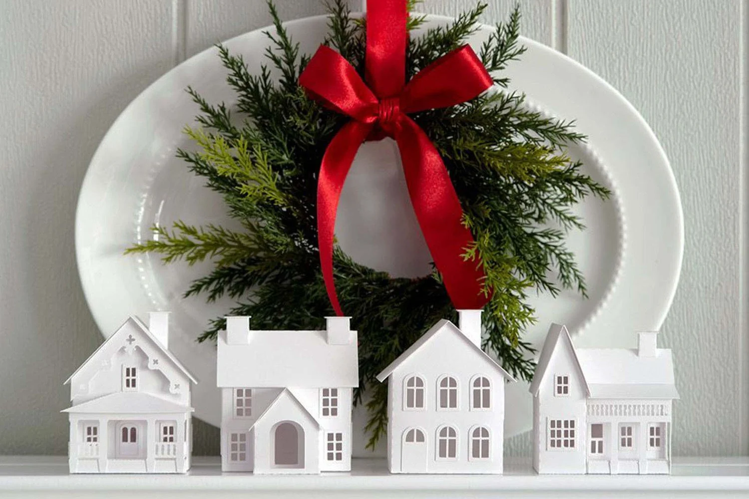 Coastal New England Christmas Village Kit