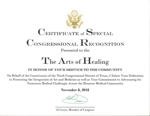 Congressional Recognition