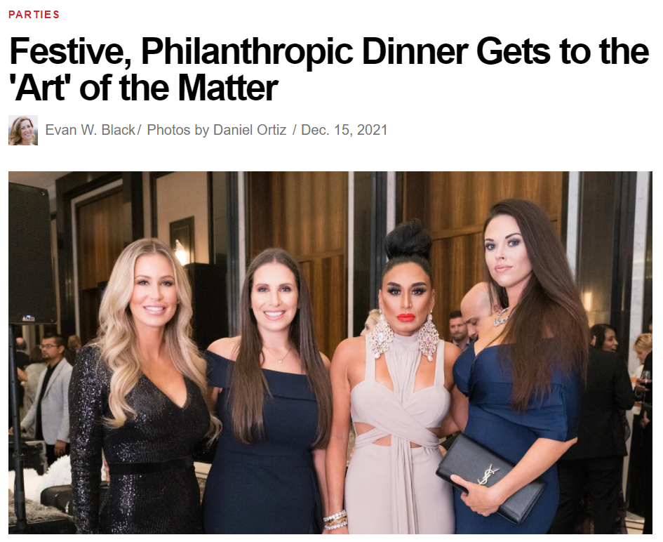 City Book: Festive, Philanthropic Dinner Gets to the 'Art' of the Matter