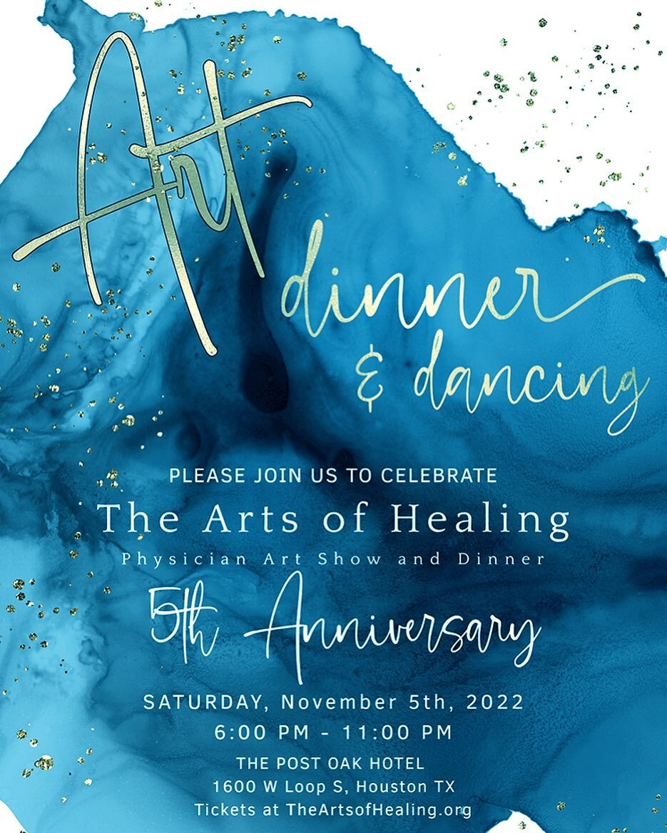Have you gathered your table yet for our big event on November 5th? The evening will begin with a Physician Art Show and Cocktail hour. 🥂 Next, we will move to the fabulous ballroom at the @postoakuptown to enjoy dinner and dancing by the fabulous
b