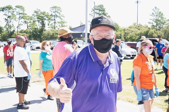 Volunteer Spotlight: Meet Larry from the @hrhdaytonabeach Culture Club. He serves faithfully at many of our food drops and community events. Larry, we love and appreciate you! You are making a difference in our community! #LoveinAction