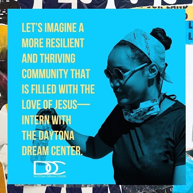 You have an opportunity to create lasting change in a world that is in need. Let's put love into action and see what God will do through you at the Daytona Dream Center internship experience. DM us to be a part of the team or click on the link in bio