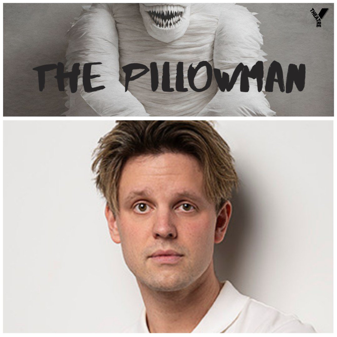 What happens when the scary stories you write become a reality? Find out at the opening of The Pillowman at @theatreyes! Wishing our very own Kaden Forsberg a Happy Opening!