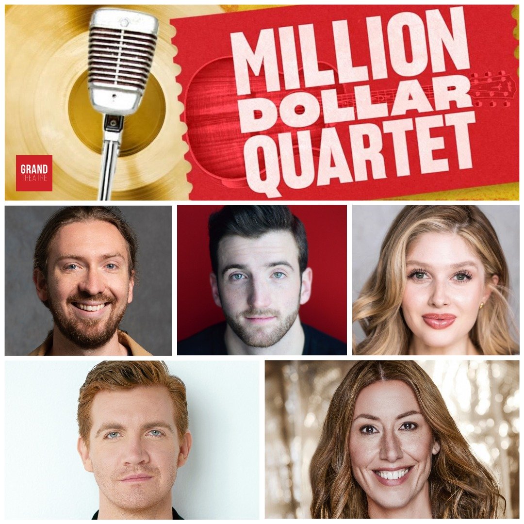 A rock 'n' roll blast from the past? Count me in! Congratulations to our very own Patrick Bowman, Tyler Check, Kelly Holiff, Adam Stevenson and Julie Tomaino on their opening of Million Dollar Quartet at @thegrandlondon. Wishing you all a very happy 