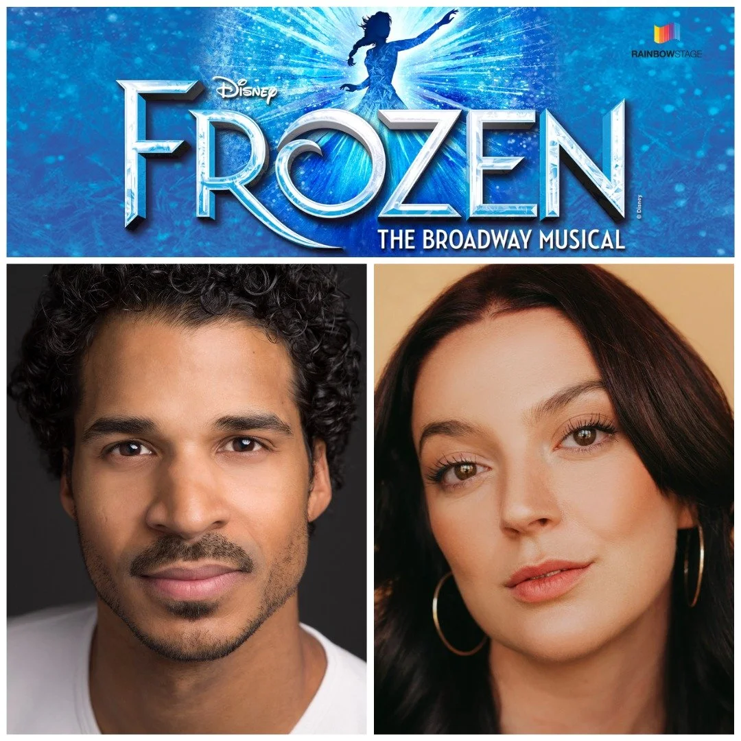 The cold never bothered us anyway! Frozen opens tonight at @rainbowstage. Happy Opening to our very own Jaz Sealey and Tiera Lee Watts! Congratulations you two!