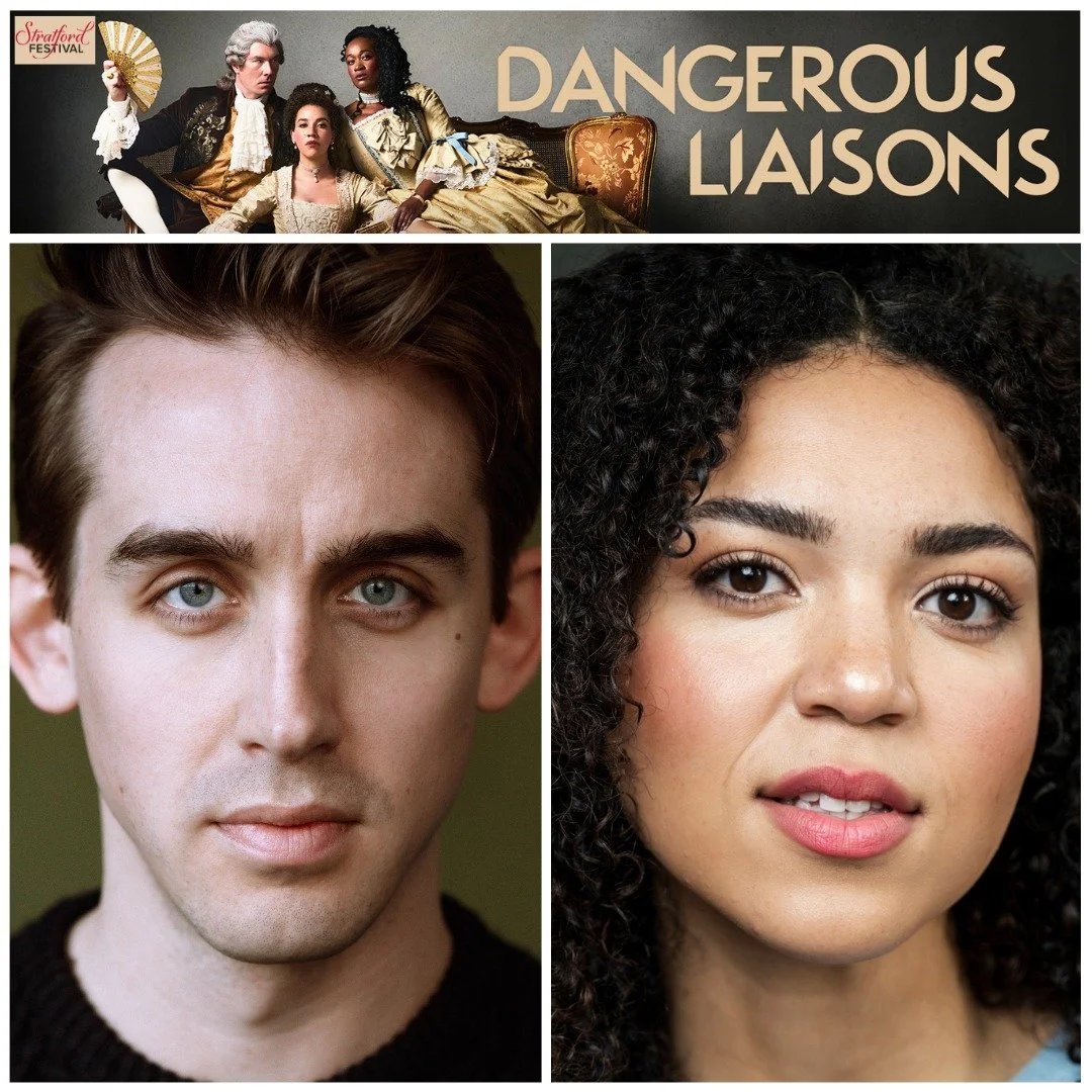 Unveil the dark art of manipulation at @stratfest's opening of Dangerous Liaison's at the Festival Theatre. Congratulations to our very own Thomas Duplessie and Olivia Sinclair-Brisbane. Happy Opening you two!