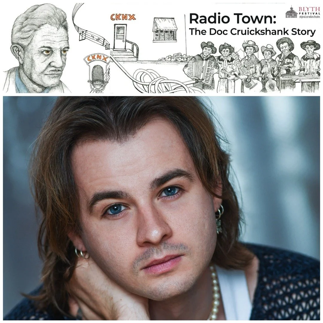 World premiere alert! The country musical Radio Town: The Doc Cruickshank Story opens tonight at @blythfestivaltheatre! We are wishing our very own Landon Doak a very Happy Opening! Congrats, Landon!