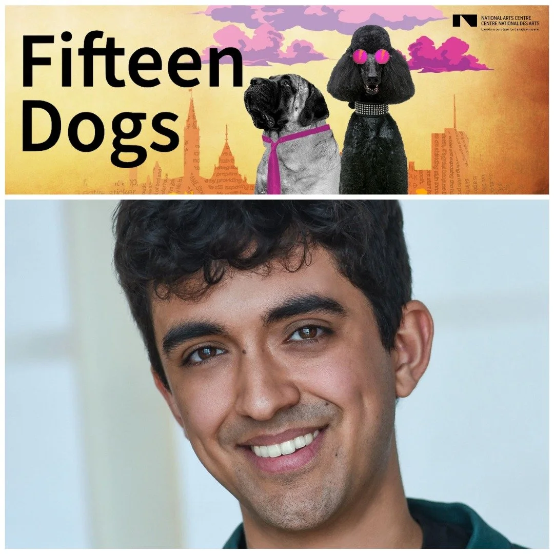 Even if you're a cat person, you're going to want to see the opening of Fifteen Dogs at the National Arts Centre @nac.cna. Happy Opening to our very own Noah Beemer! Congratulations!