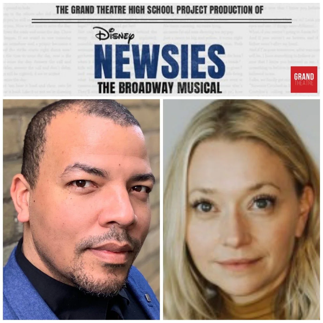 The @thegrandlondon High School Project's Newsies The Musical opens today! With direction by our very own Ray Hogg and Choreography by our very own Krista Leis, we are wishing them both a very Happy Opening!