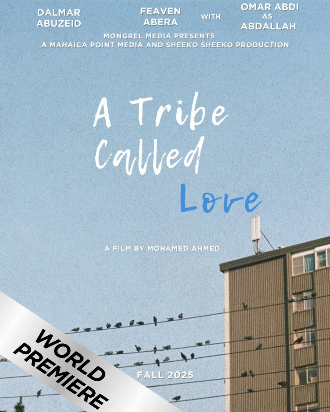 With its world premiere at the @reelworld Film Festival, A Tribe Called Love has its first screening at 9 PM this evening at the @paradiseonbloor. Starring our very own Feaven Abera, we can't wait to give it a watch! Congratulations, Feaven!