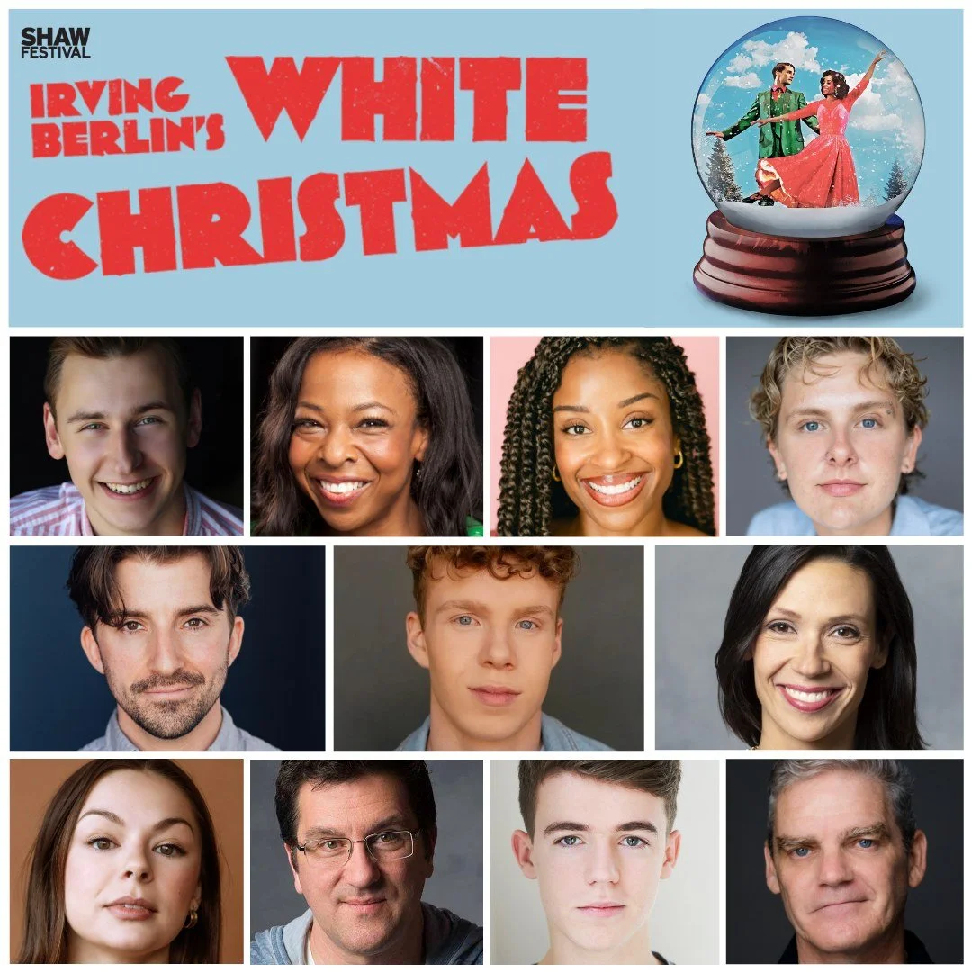 It's the most wonderful time of the year! White Christmas opens at @shawfestival's Festival Theatre. Happy Opening to our very own Alexander Batycki, Jenni Burke, Camille Eanga-Selenge, Taylor Garwood, Daniel Greenberg, Bryce Johnson, Allison McCaugh