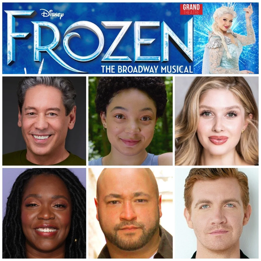 The classic animated film brought to life onstage, your heart will melt for tonight's opening of Frozen at @thegrandlondon! Wishing our very own Vance Avery, Crystal Casera, Kelly Holiff, Alexandra Kane, Lee Siegel, and Adam Stevenson a very Happy Op