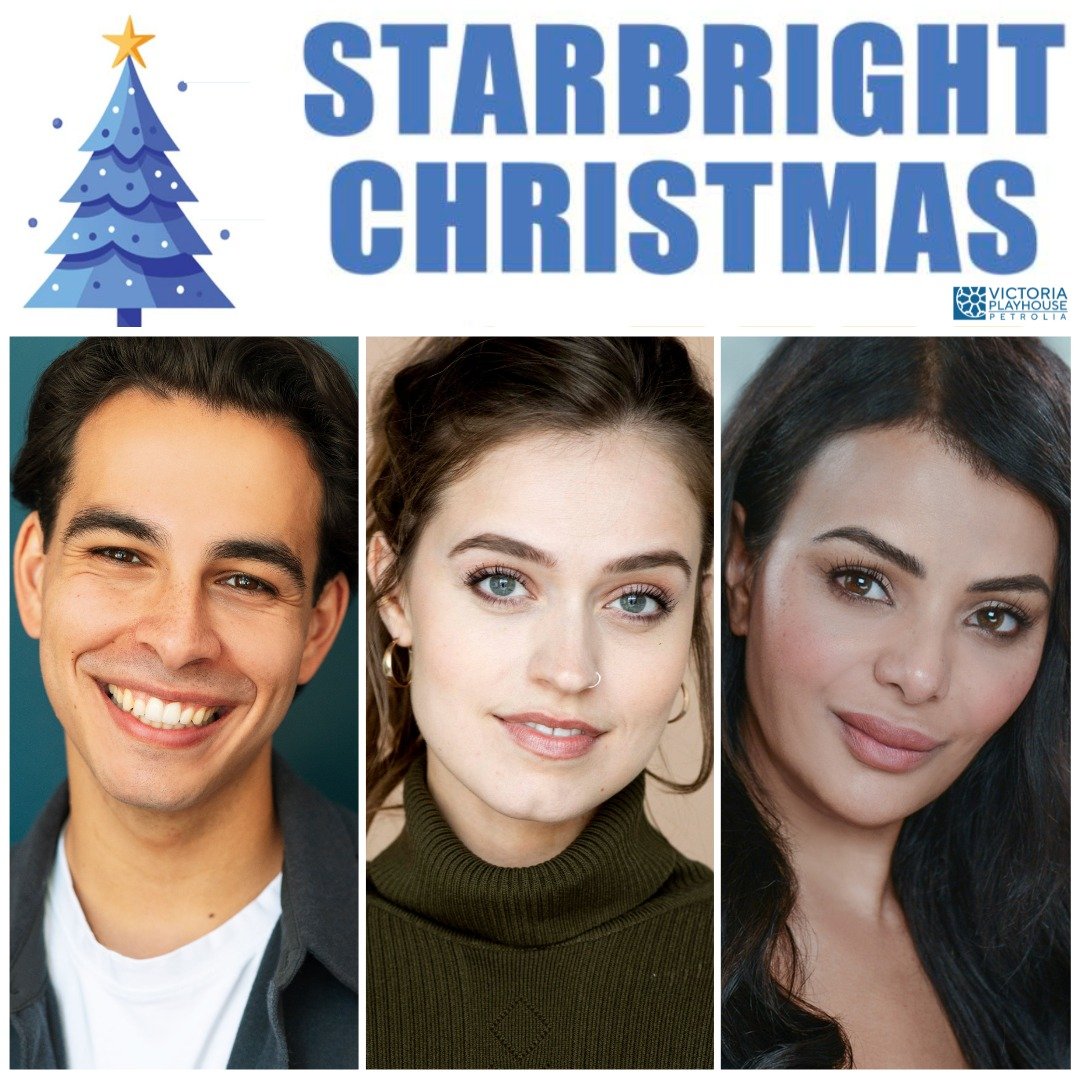 Get ready for some foot stompin' festive fun at the opening of @victoriaplayhousepetrolia's Starbright Christmas! Congratulations to our very own Luciano Decicco, Elena Howard-Scott and Annie Ramos! Wishing you all a very Happy Opening!