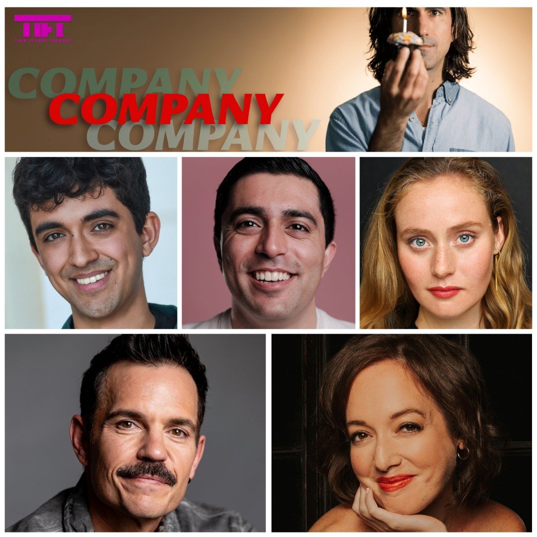 Follow a bachelor named Bobby at the opening of @talkisfreetheatre's Company at @thetheatrecentre. Wising our very own Noah Beemer, Rohan Dhupar, Maggie Walters, Michael Torontow and Gabi Epstein a Happy Opening! Congrats all!