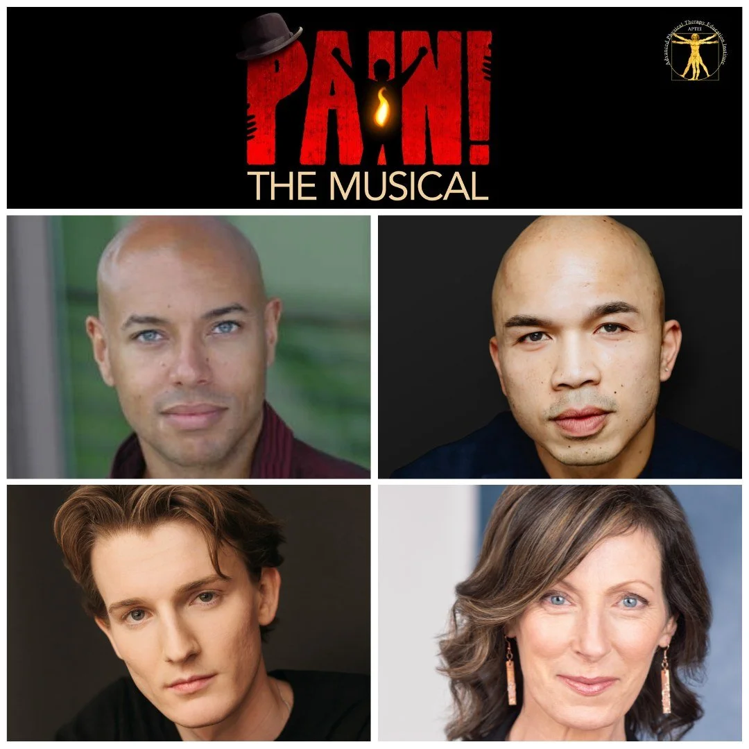 What if pain had a voice? The public workshop presentations of APTEI's (Advanced Physical Therapy Education Institute) PAIN! The Musical begin today! Congratulations to our very own Thom Allison, Julio Fuentes, Shaemus Swets and Blythe Wilson!