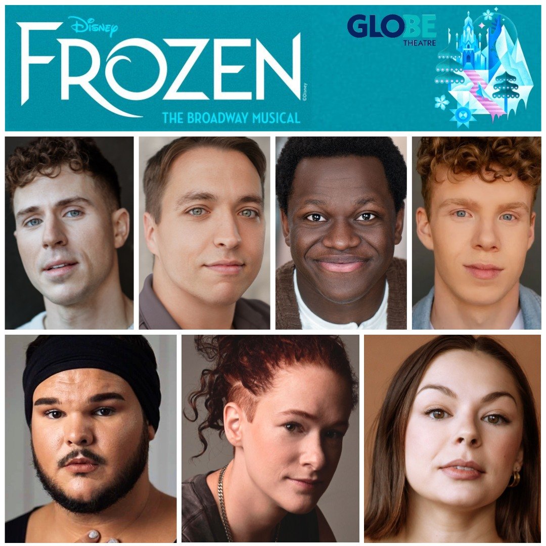 Return to Arendelle for the opening of @globetheatrelive's Frozen! Congratulations and Happy Opening to our very own Cameron Carver, Joel Cumber, Joema Frith, Bryce Johnson, Jacob MacInnis, Jade McLeod and Kyla Musselman.