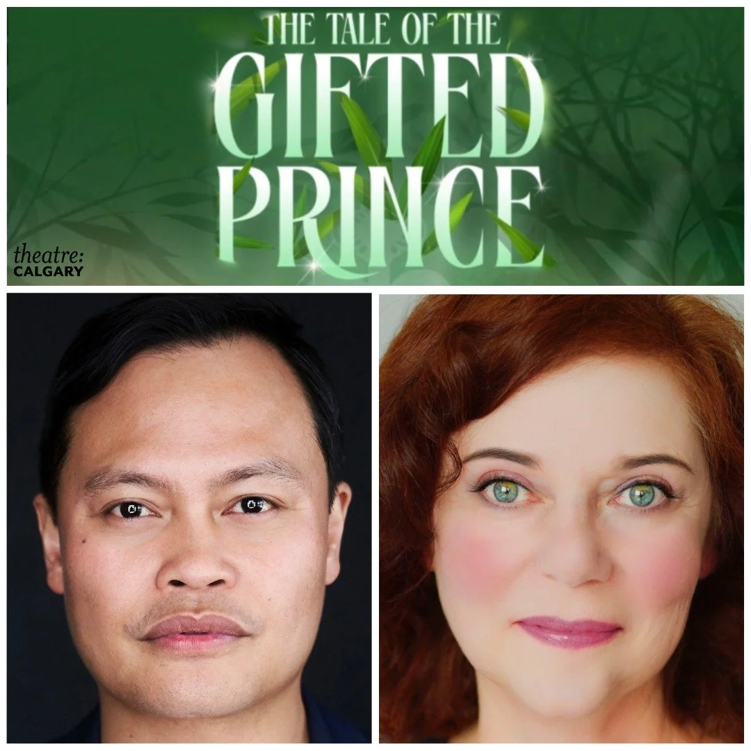 World premiere alert! @theatrecalgary in partnership with Somerled Arts' The Tale of the Gifted Prince opens today! Happy Opening to our very own Julius Sermonia and Lezlie Wade! Congratulations you two!!