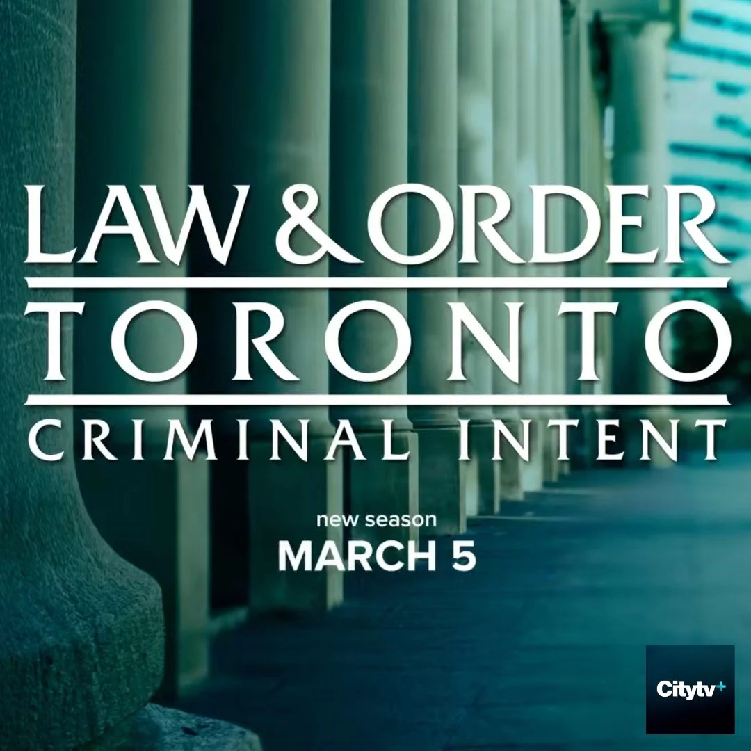 From headlines to handcuffs. Season 3 of Law &amp; Order Toronto: Criminal Intent @lawandorderto premieres today on @city_tv and will be available to stream on Citytv+! Featuring our very own Stuart Dowling, Rick Hughes, Krista Jang, Ang Kiriakos, An