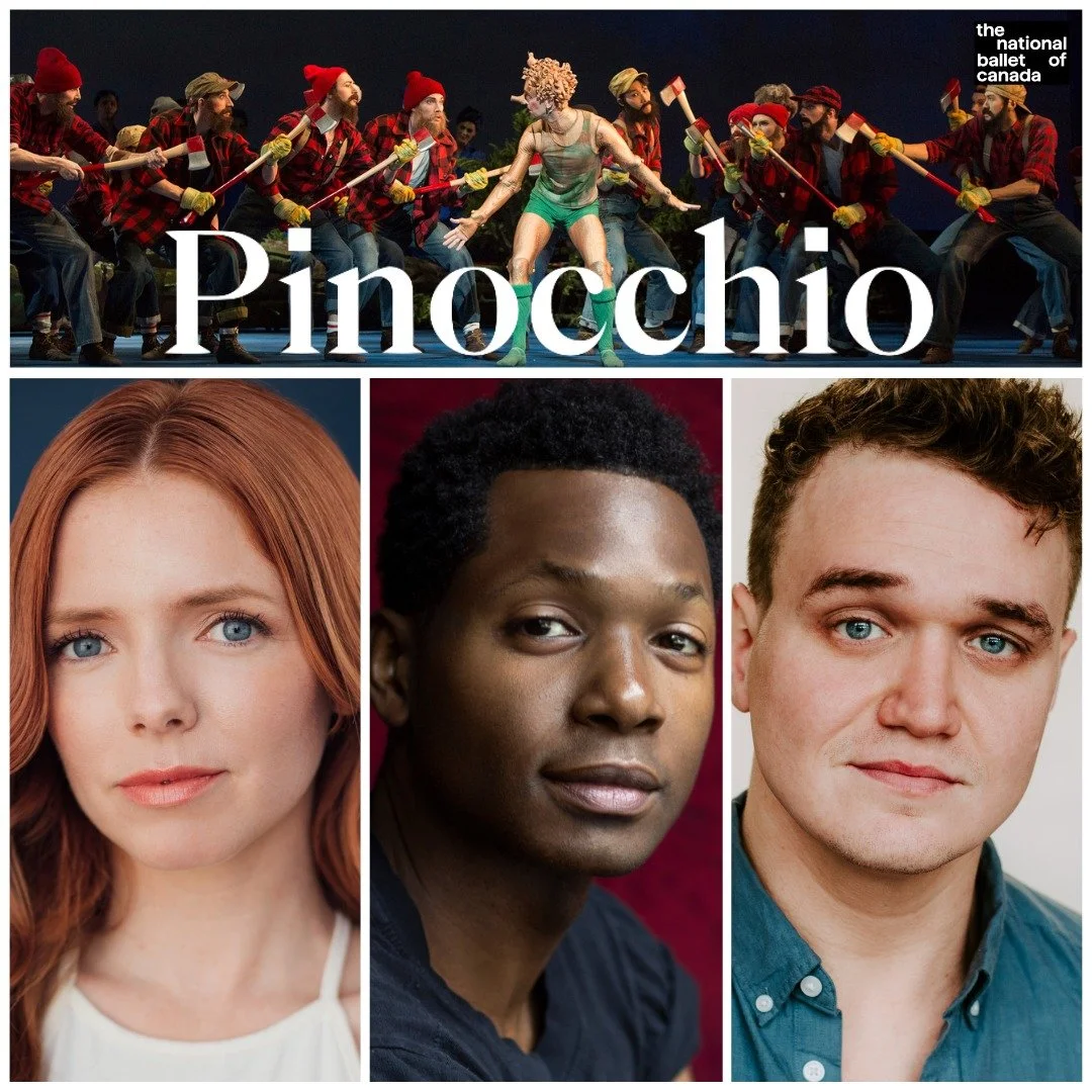 Truth, lies and a nose that knows at the opening of @nationalballet's Pinocchio! Happy Opening to our very own AJ Bridel, Andrew Broderick and Trevor Patt! Congratulations everyone!