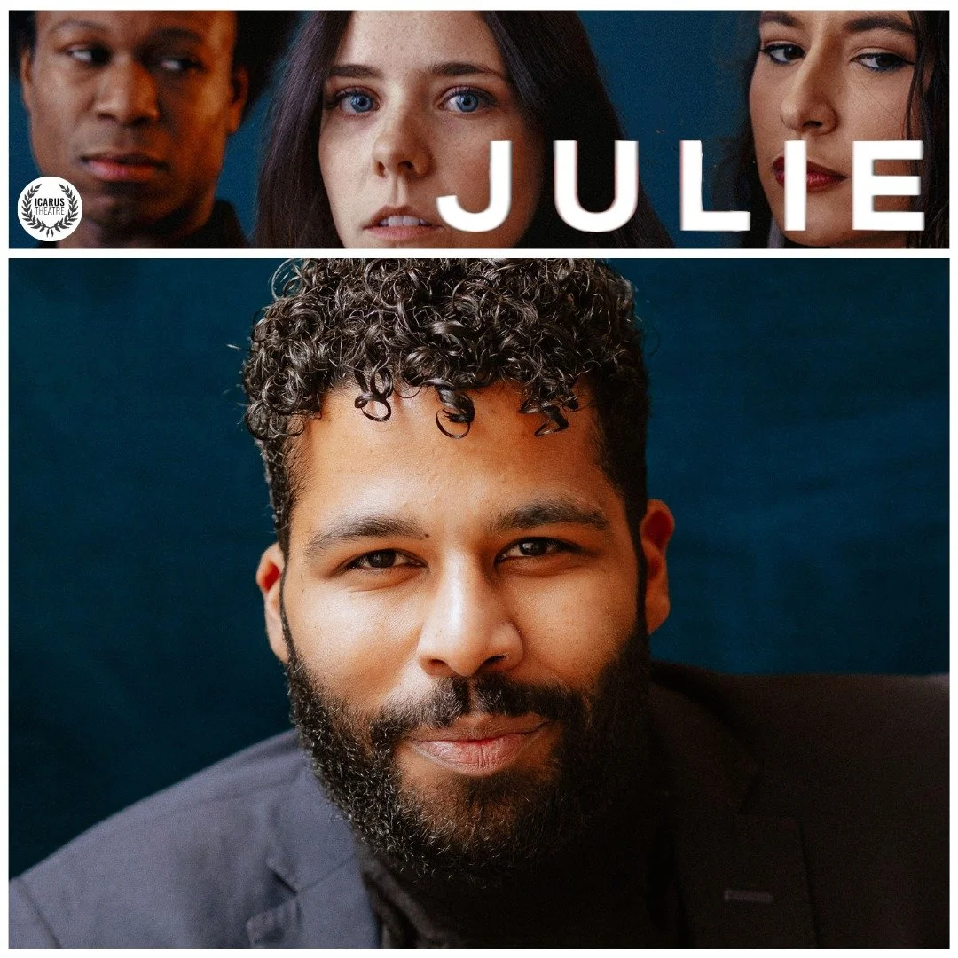 With direction and scenic design by our very own Jordan Laffrenier, @icarus_theatre's Julie opens today at @tarragontheatreto! Congratulations and a very Happy Opening to you, Jordan!