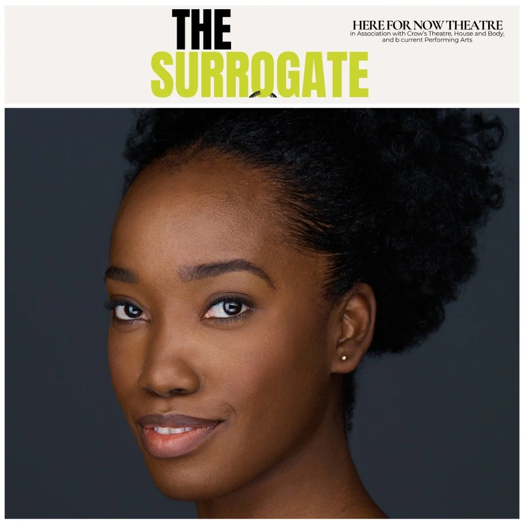 Making its way to Stratford with it's second opening, The Surrogate opens today at @herefornowtheatreco. Congratulations to our very own Antonette Rudder! Wishing you a wonderful second run!