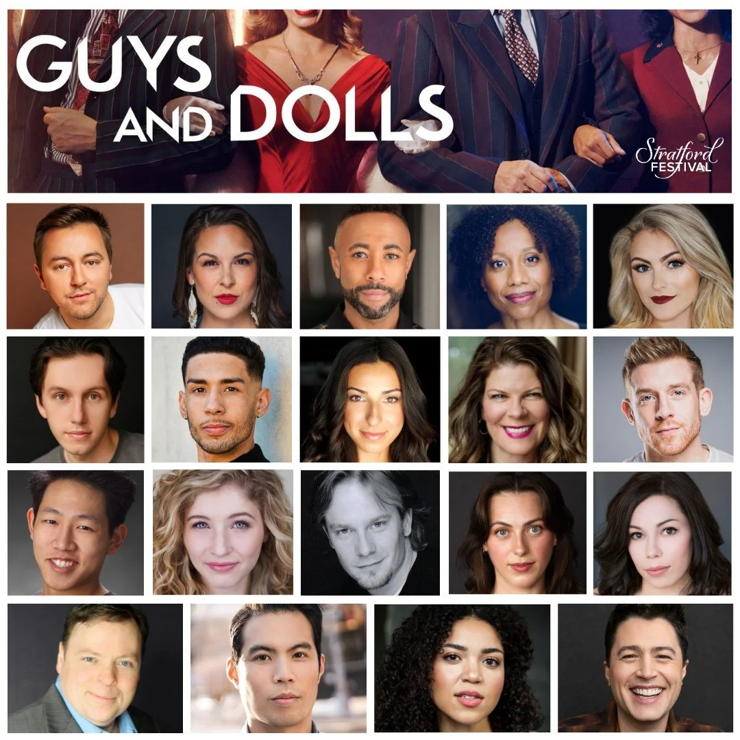 Guys and Dolls open's tonight at the @stratfest! Congratulations to our very own Eric Abel, Michelle Bardach, Jeremy Quincy Carver-James, Nehassaiu deGannes, Christine Desjardins, Henry Firmston, Jordan Goodridge, Bethany Kovarik, Monique Lund, Antho