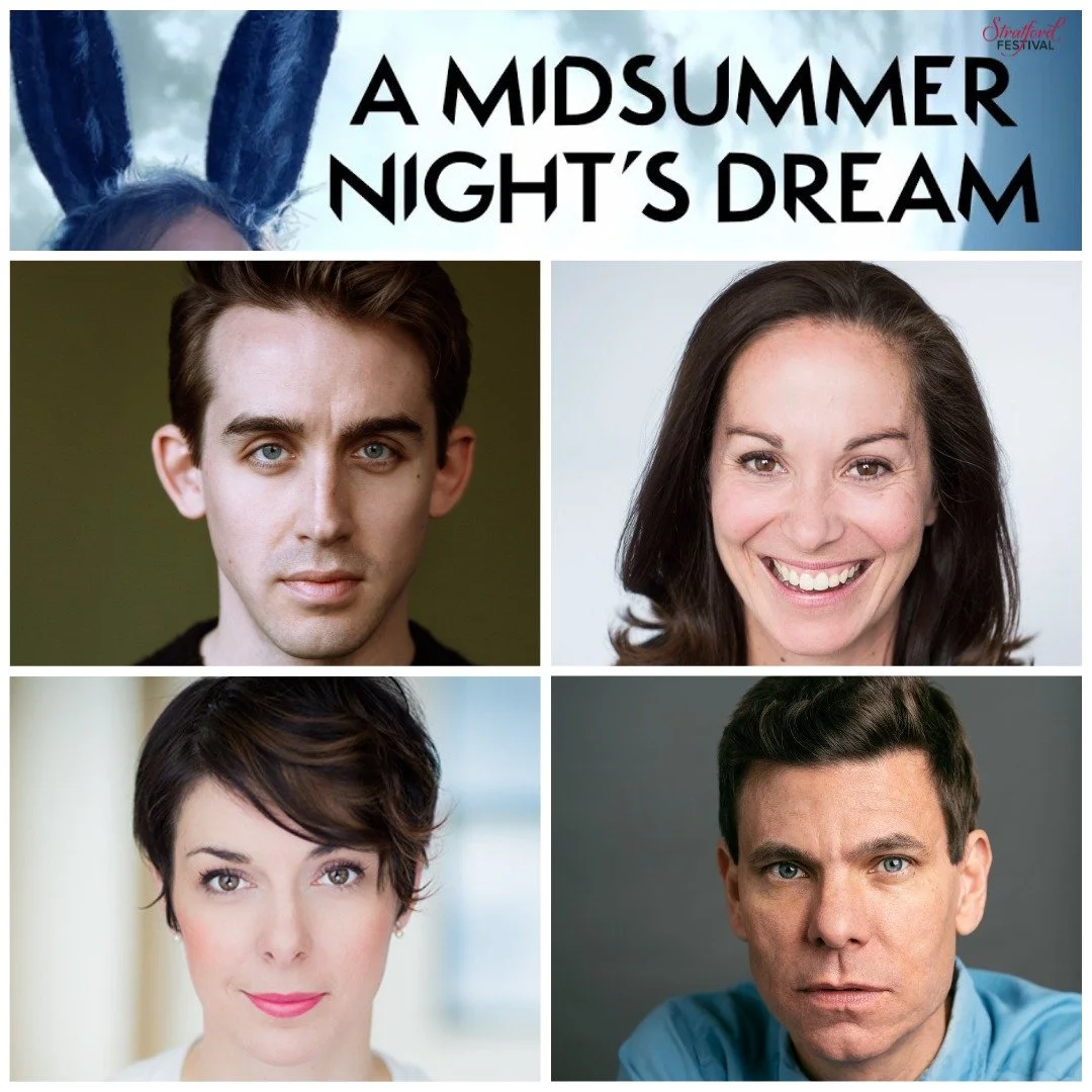 Step into the magical world of Shakespeare in @stratfest's production of A Midsummer Night's Dream! Starring our very own Thomas Duplessie, Stephanie Graham, Sara-Jeanne Hosie, and Aaron Krohn, you don't wanna miss this one. Congratulations to you al