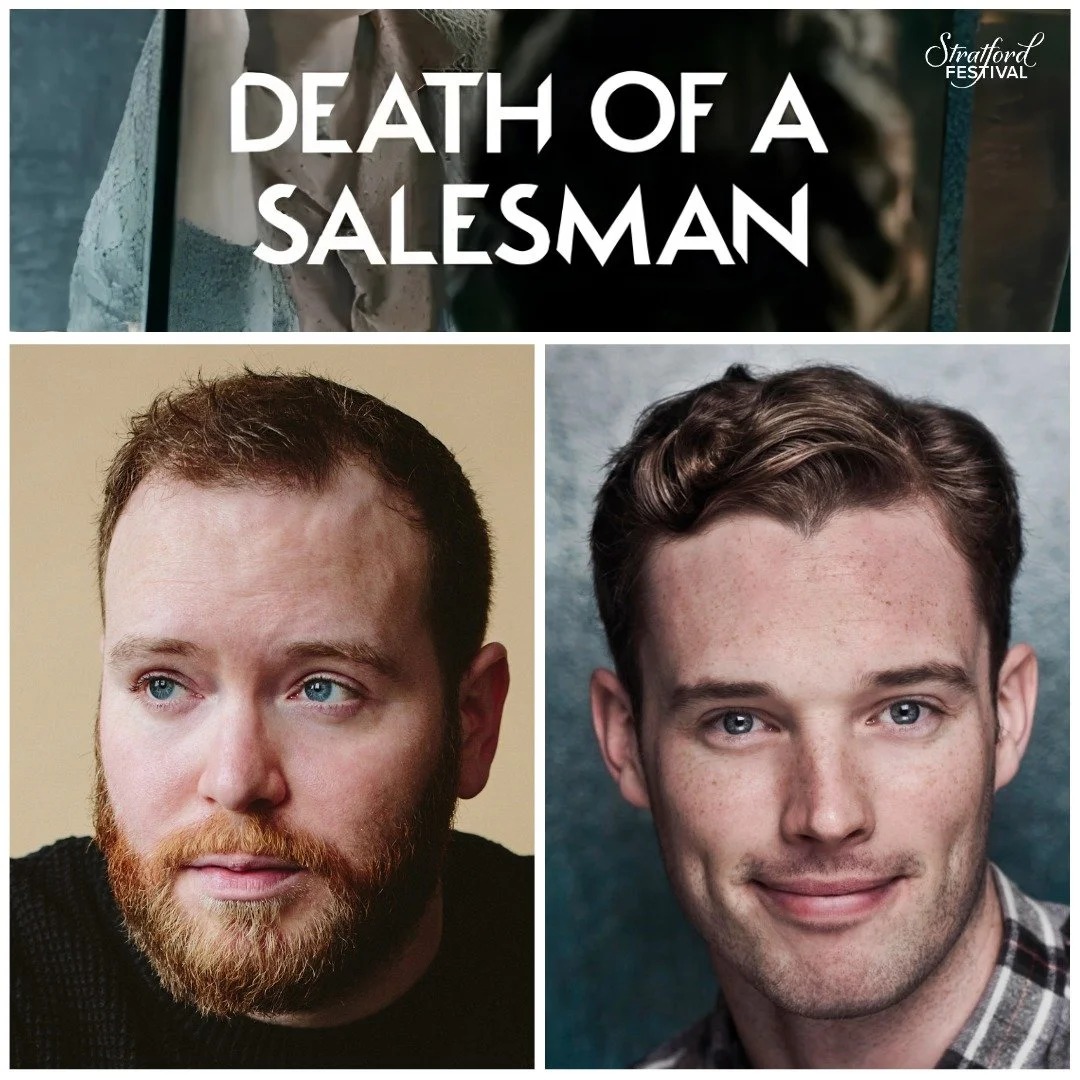 The "American Dream" truly isn't everything that it's cracked up to be. @stratfest's production of Death of a Salesman opens tonight starring our very own Devin Mackinnon and Liam Tobin! Congratulations and Happy Opening!