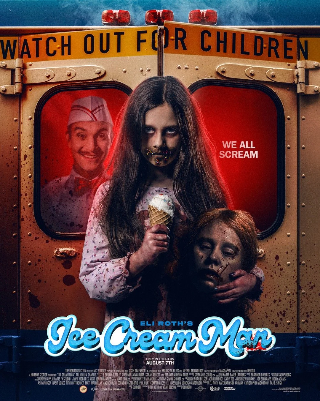 We all scream for ice cream! Or maybe from ice cream... Mix slasher films, ice cream and homicidal children and you get the feature film The Ice Cream Man premiering today in theatres! Big congratulations to our team: Ryan Allen and Steffi DiDomenica