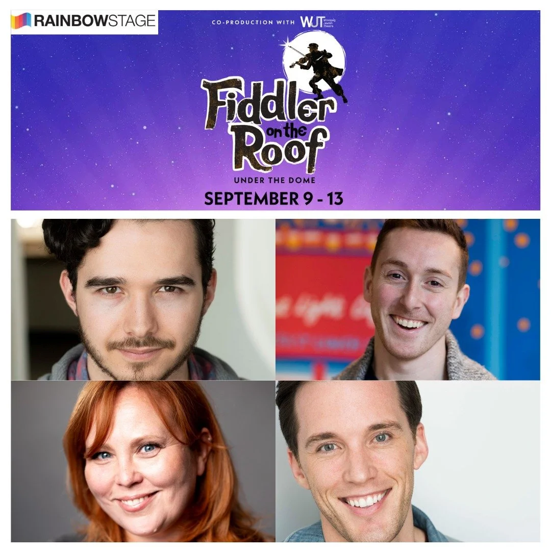 Rainbow Stage and Winnipeg Jewish Theatre open their co production of Fiddler on the Roof tonight! A very happy opening to our own Josh Bellan, Brian Dudkiewicz, Siobh&aacute;n Sleath and Justin Stadnyk! We can't wait for you all to bring this show t