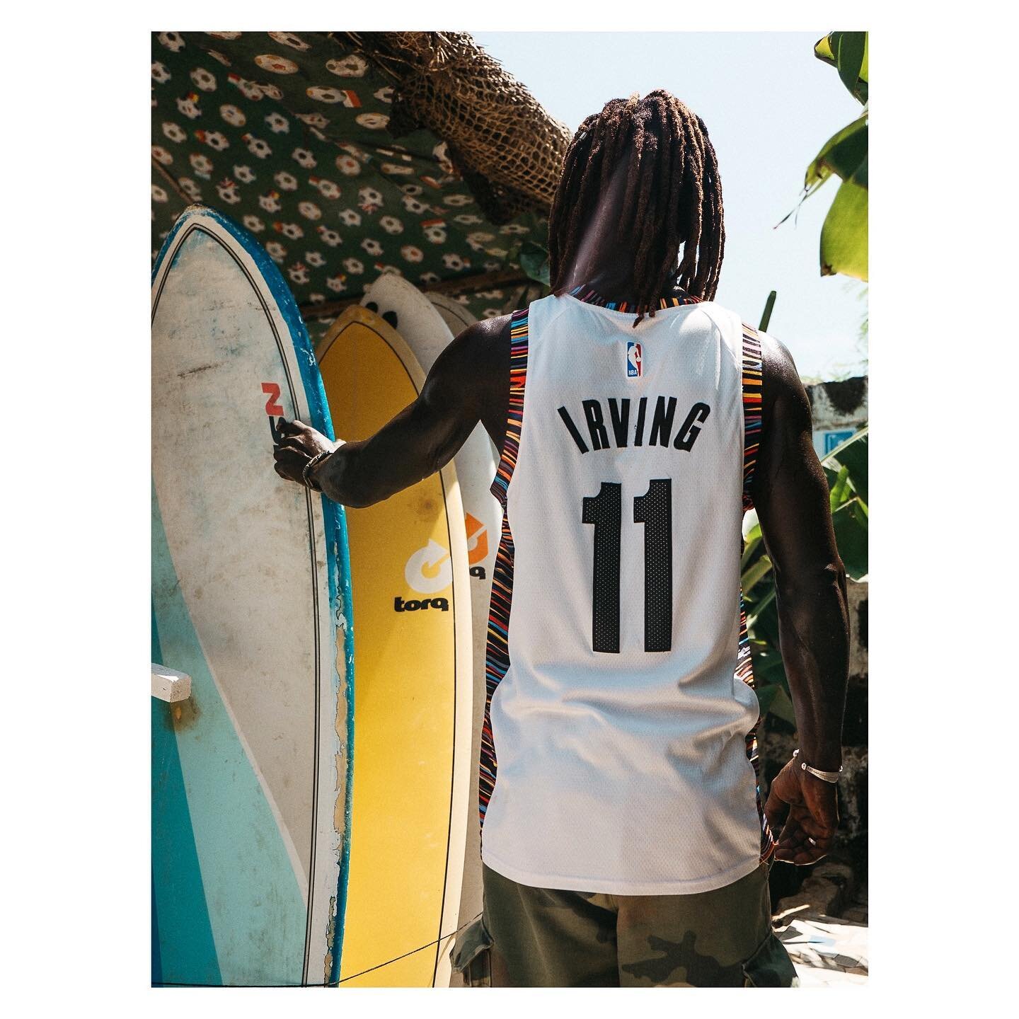 I got really excited when I saw this jersey at the surf camp yesterday 🏀🏄🏿&zwj;♂️