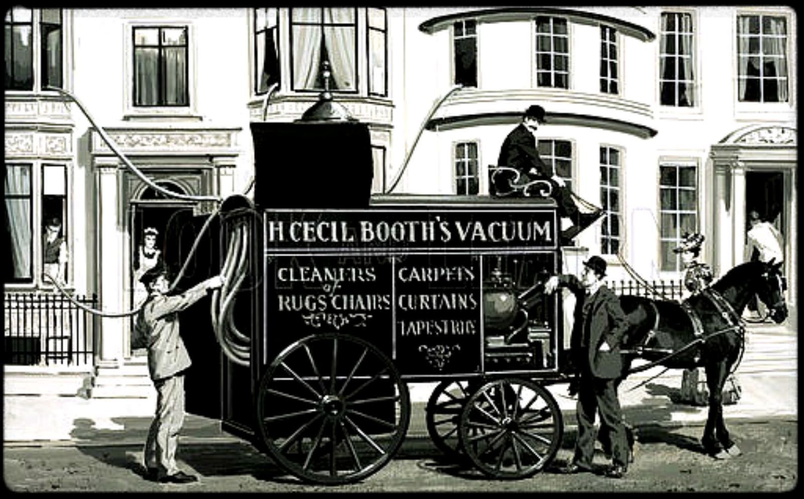 Hubert Booth. Inventor of the vacuum cleaner. 