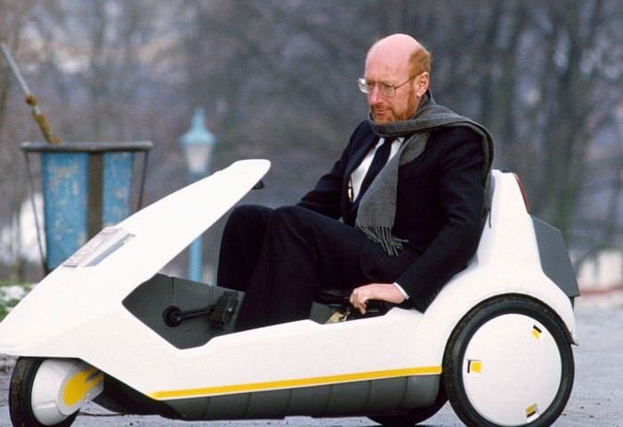 Clive Sinclair. Technology entrepreneur.